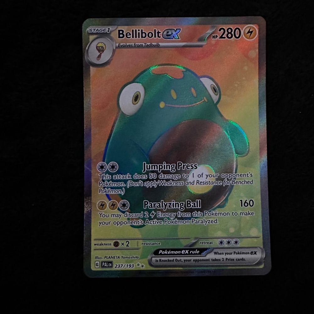 Pokémon TCG Bellibolt ex Scarlet & Violet - Paldea Evolved 237/193 Holo Ultra